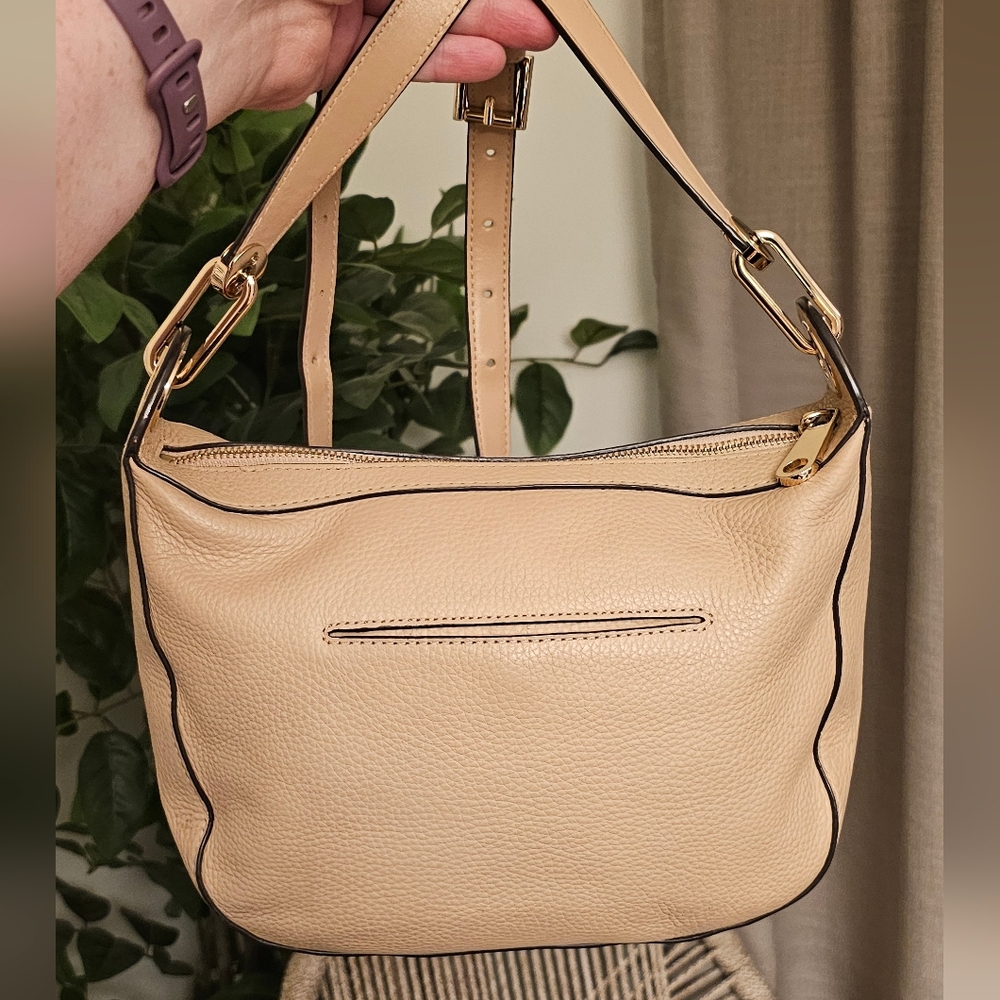Michael Kors Cream Rivet Strap Crossbody - Picture 2 of 7